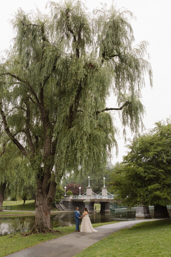 Boston Public Gardens Elopement 