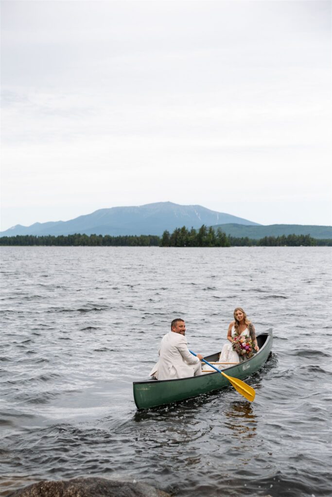 Wedding at Baxter State Park, Maine