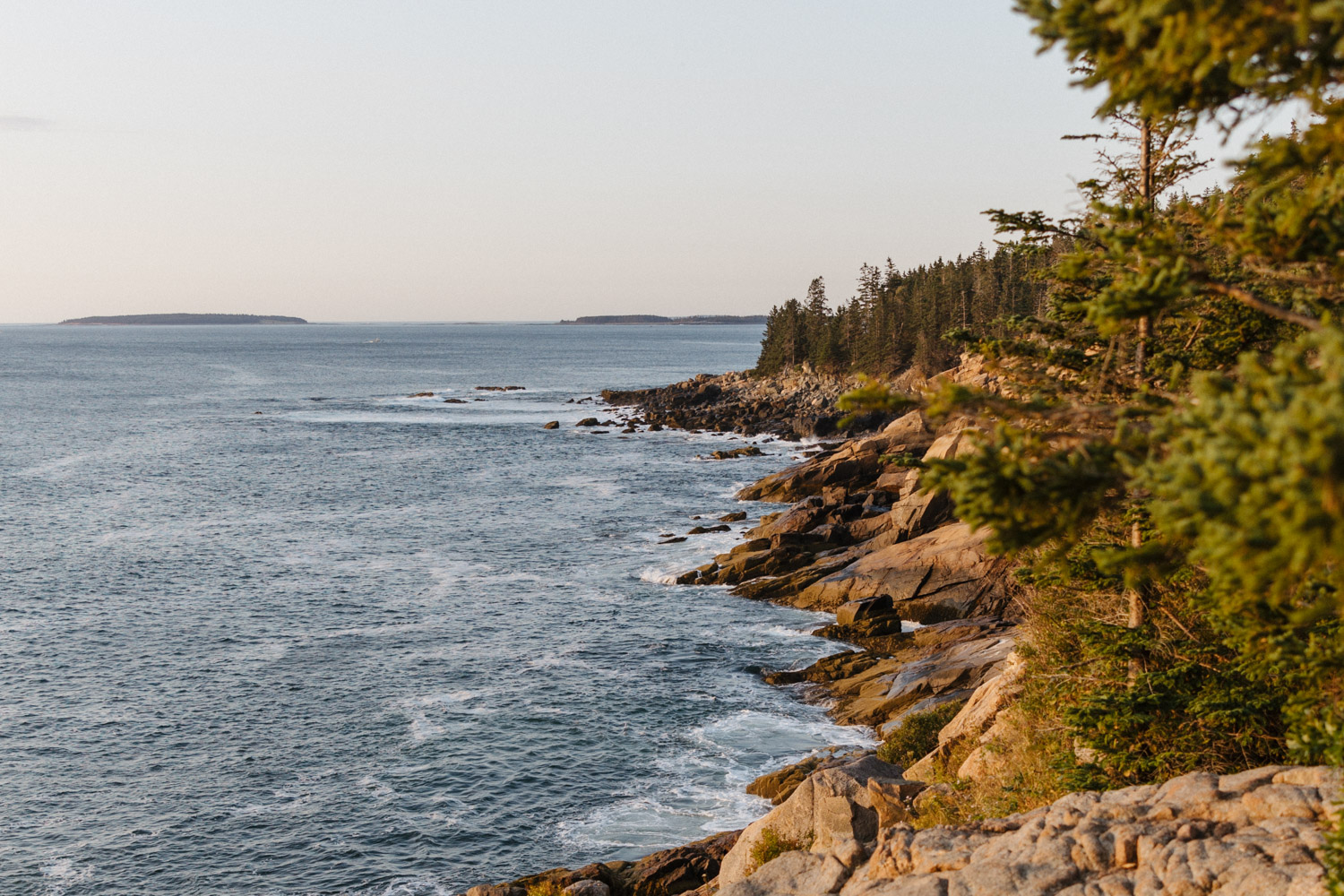 stunning Acadia national park shoreline 