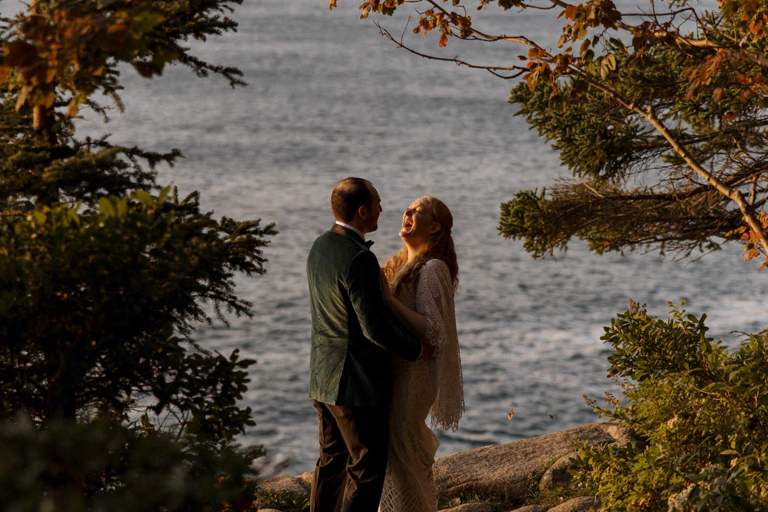 bride and groom make the most of their destination elopement.