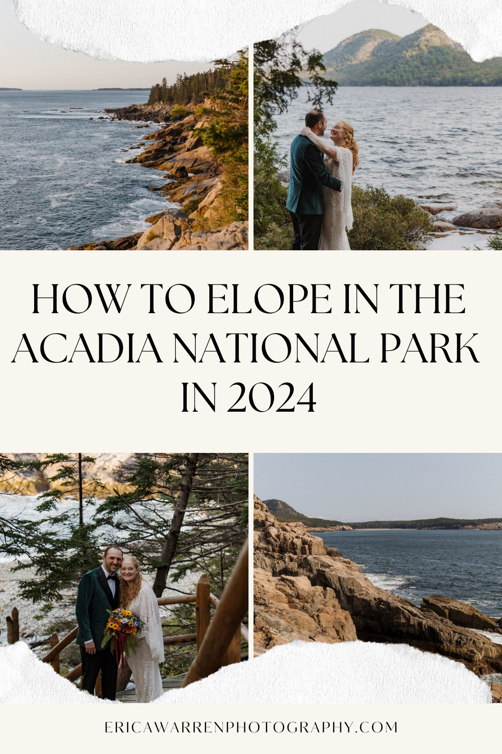 how to elope in the acadia national park