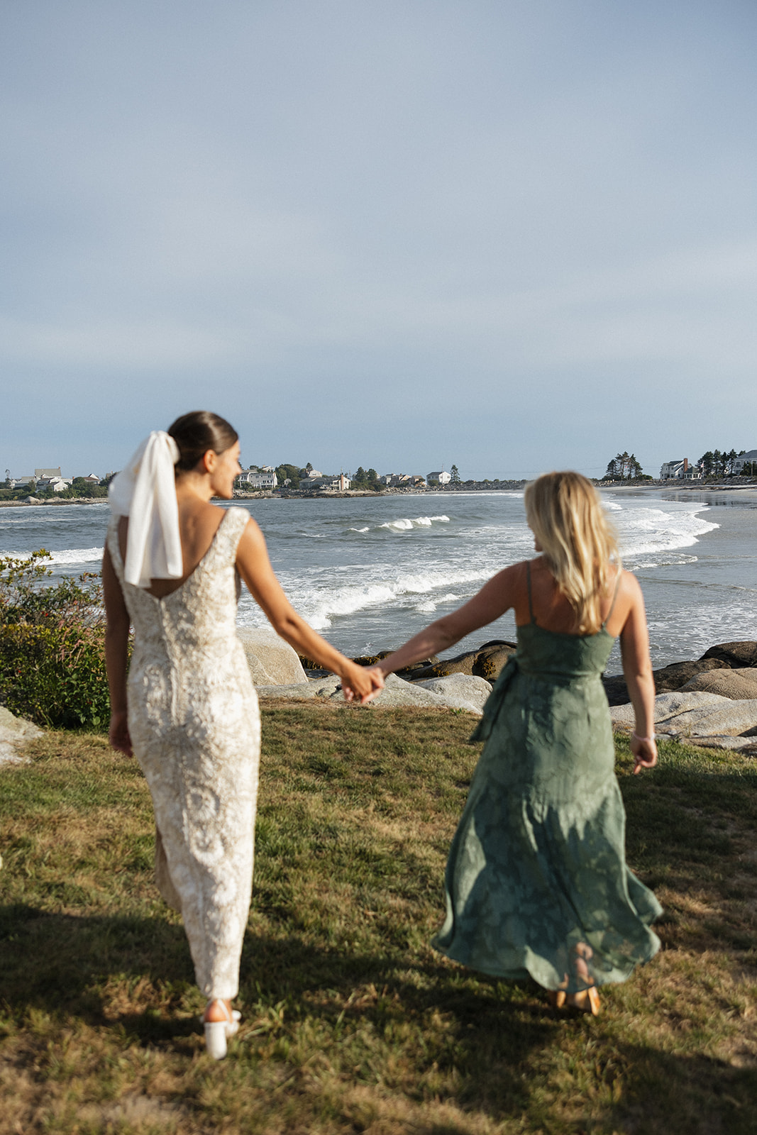 stunning coastal Maine wedding shot by Erica Warren Photography