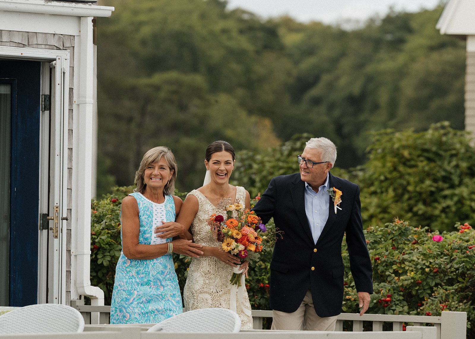 stunning coastal Maine wedding shot by Erica Warren Photography