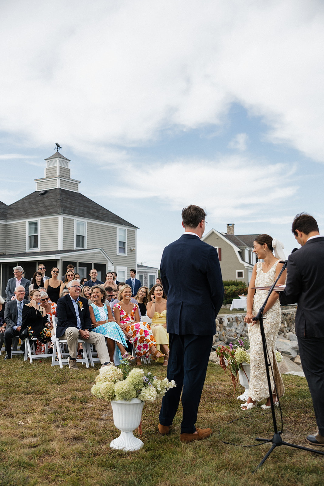 stunning coastal Maine wedding shot by Erica Warren Photography