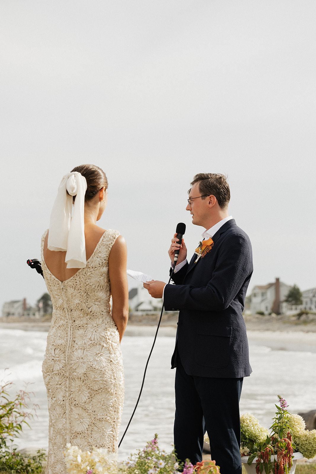 stunning coastal Maine wedding shot by Erica Warren Photography