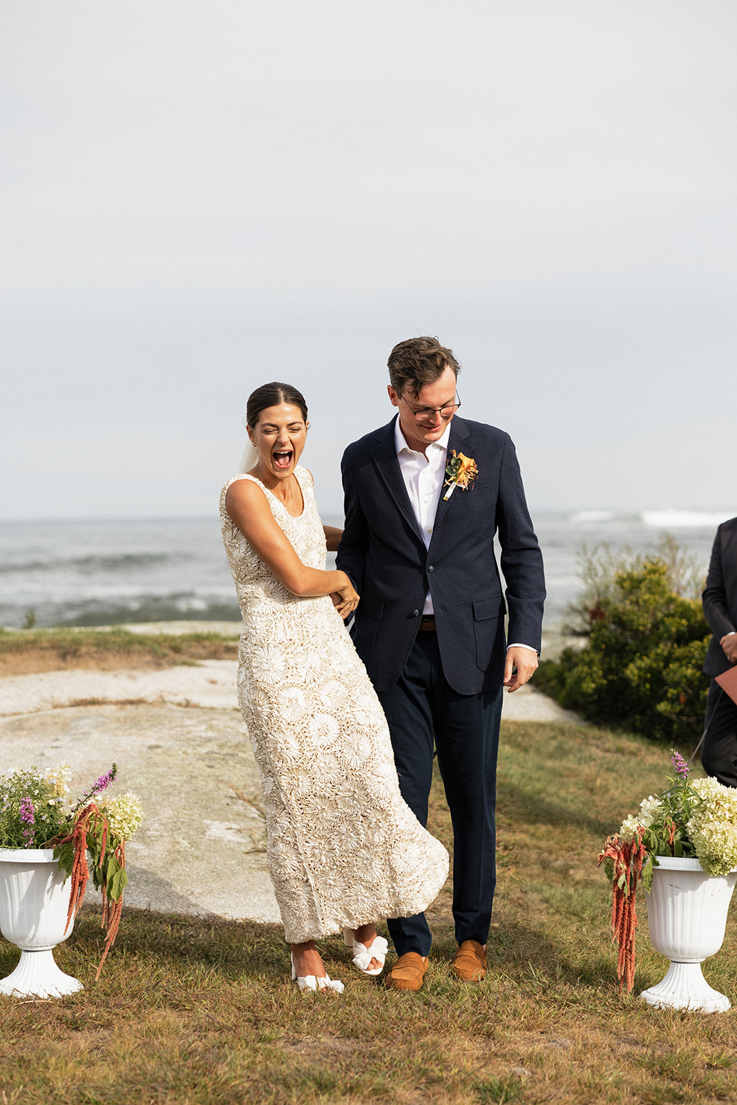 stunning coastal Maine wedding shot by Erica Warren Photography