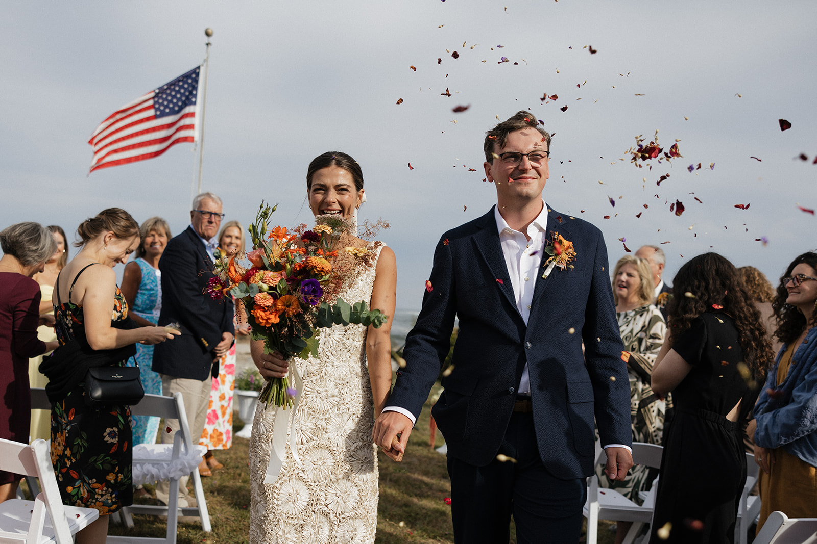 stunning coastal Maine wedding shot by Erica Warren Photography