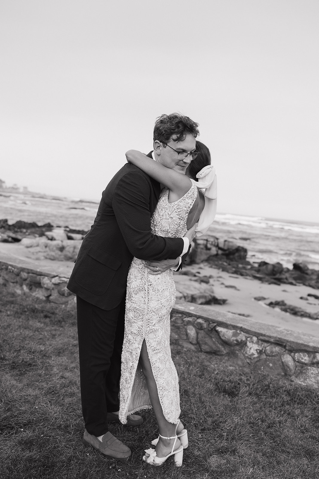 stunning coastal Maine wedding shot by Erica Warren Photography