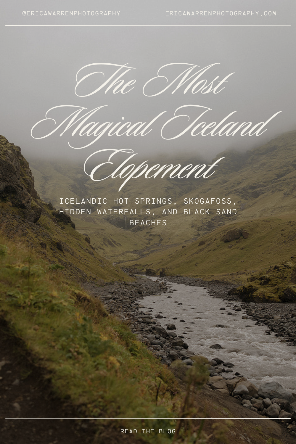 Iceland elopement guide from Erica Warren Photography