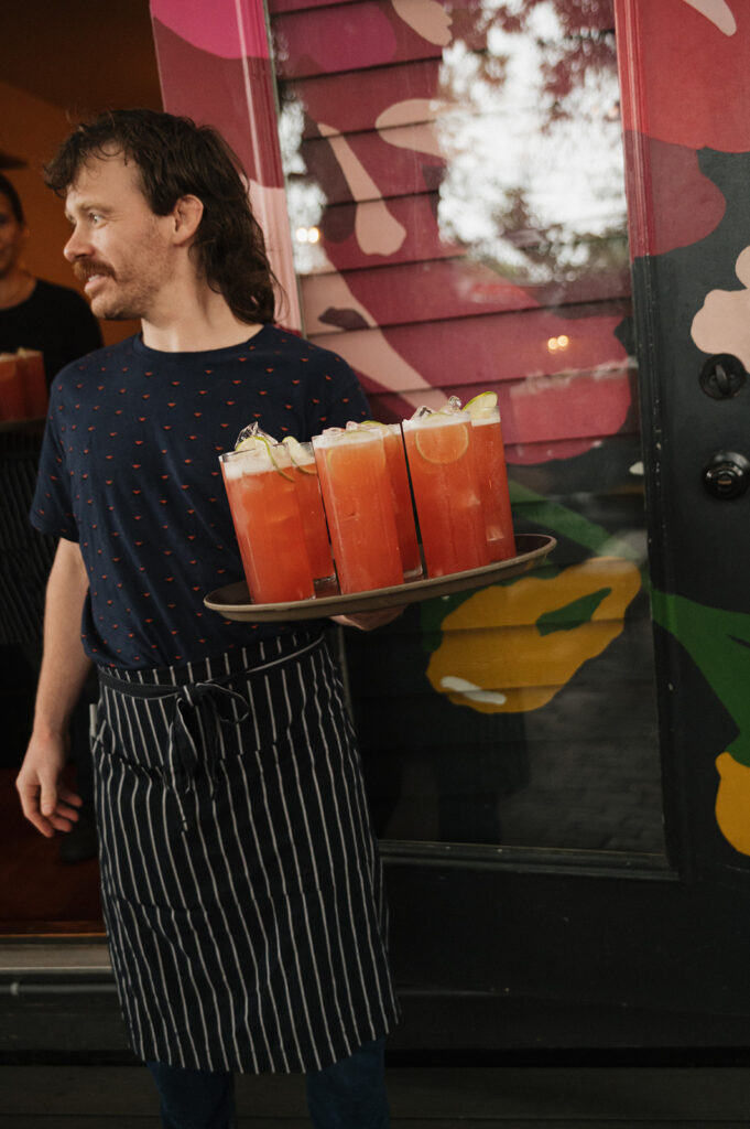 Wedding reception at Chaval in Portland, Maine