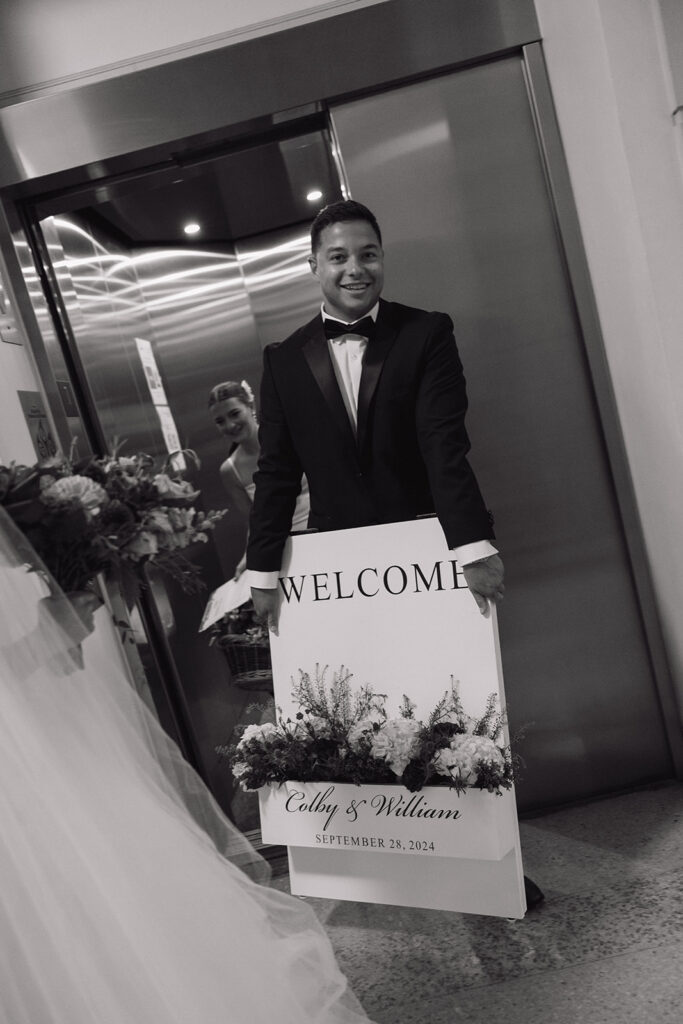 Candid photos before a Portland Maine Courthouse Wedding