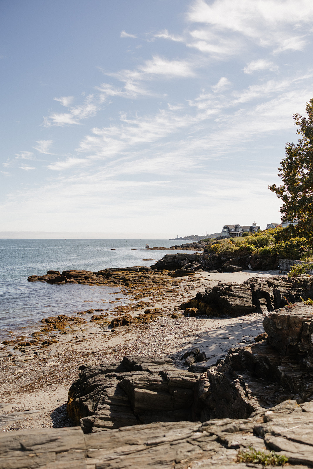 stunning Maine coastline at willard beach 