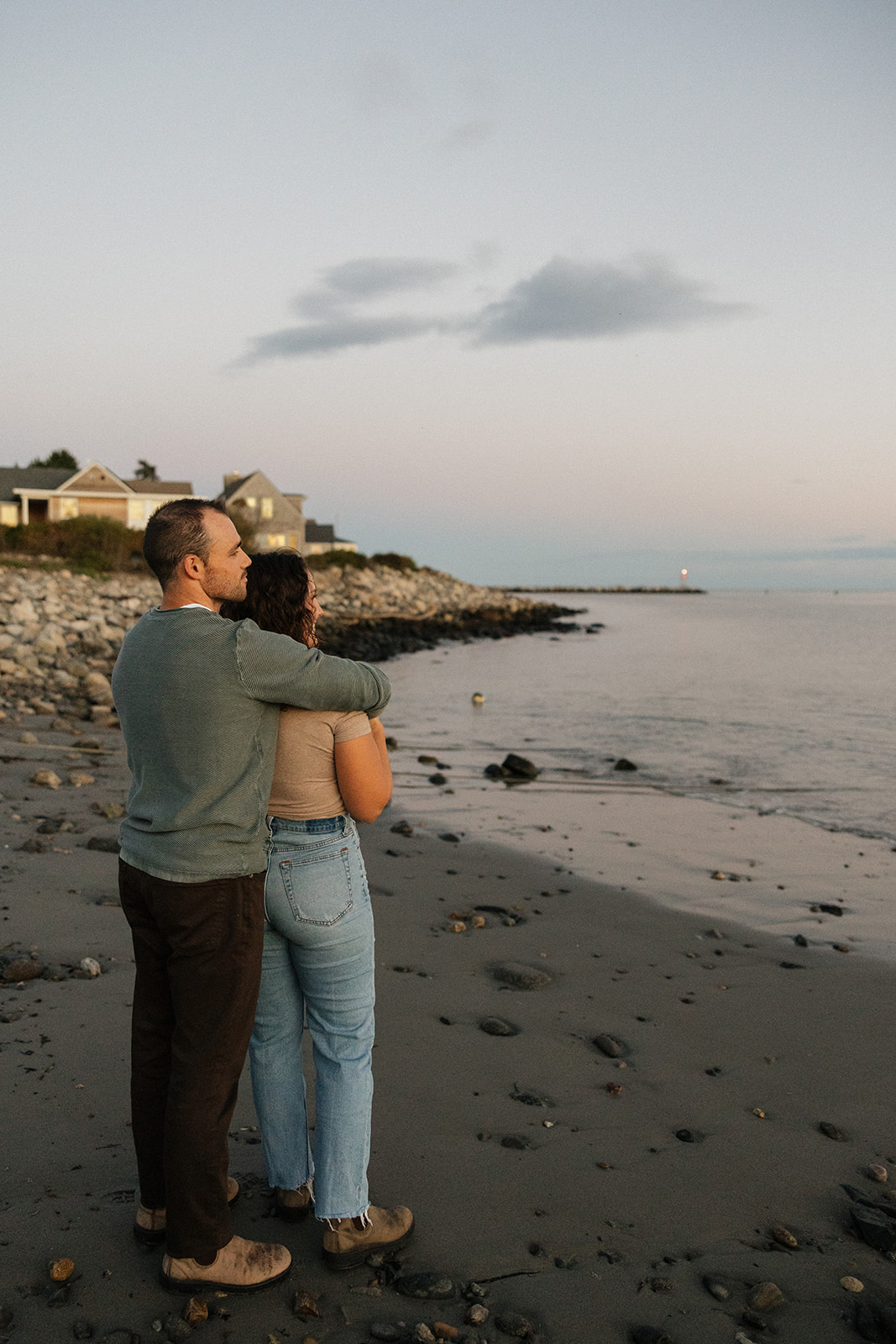 stunning East Coast engagement photo from Erica Warren