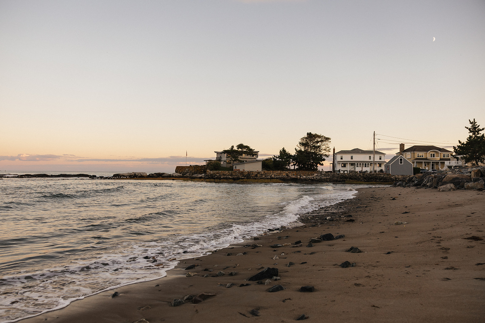 beach shot of Rye, NH
