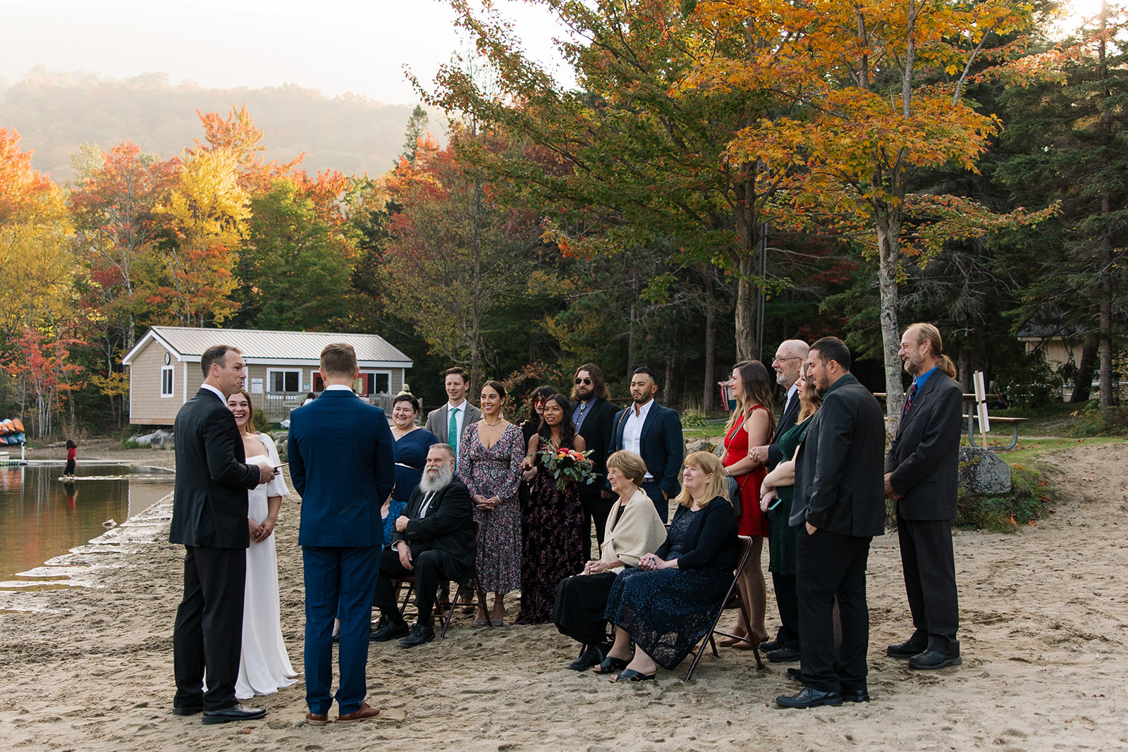 Small wedding ceremony in New Hampshire