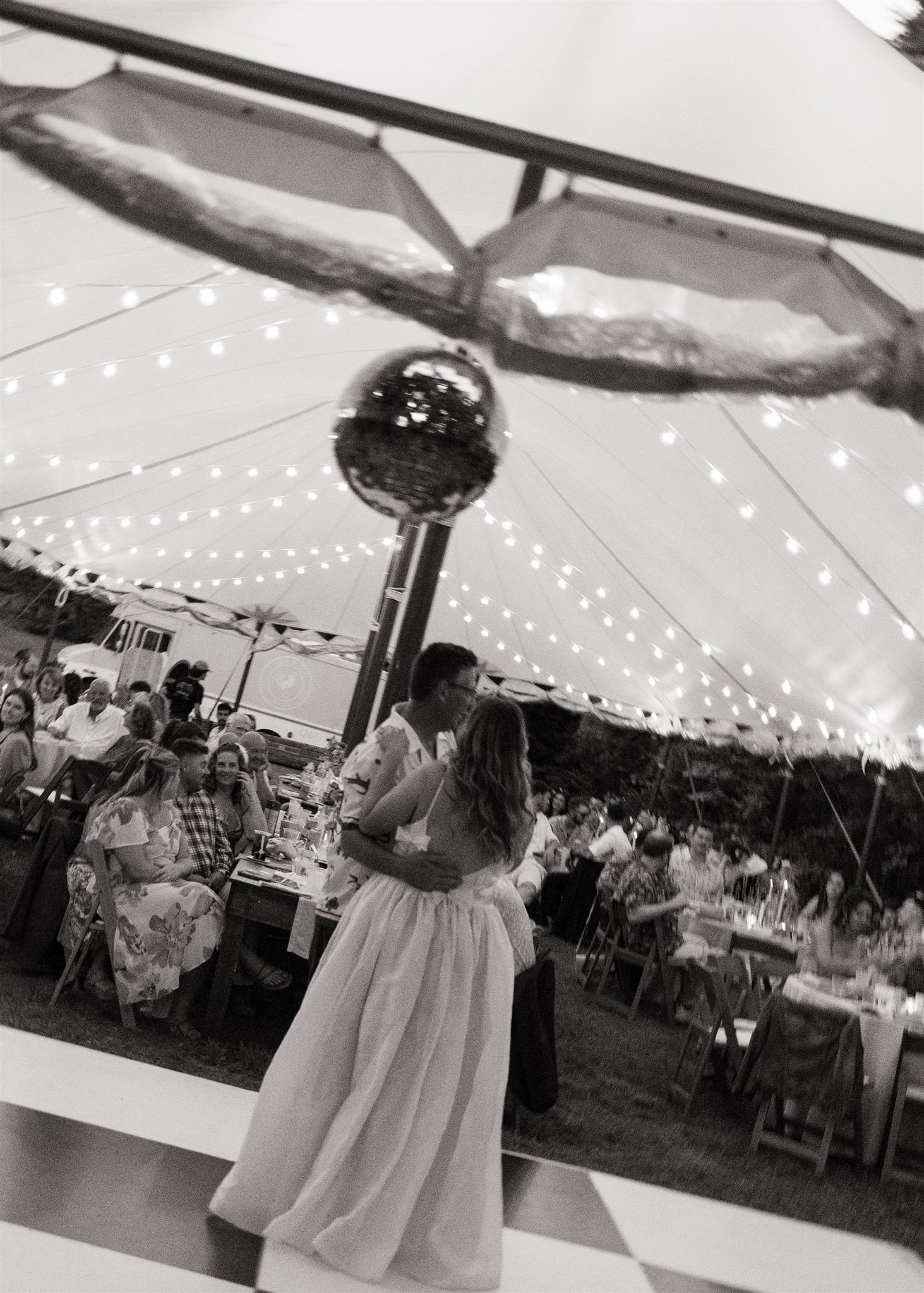 bride shares a dance with her dad