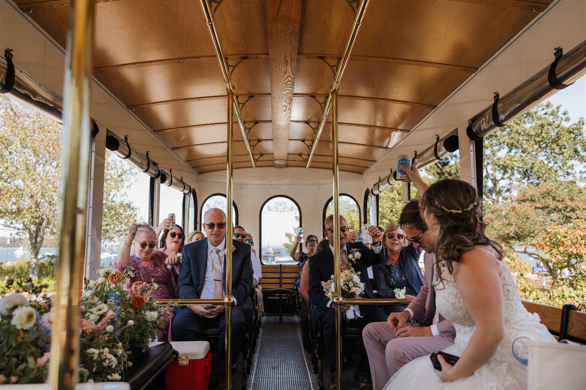 documentary photos from a stunning Portland Maine wedding day