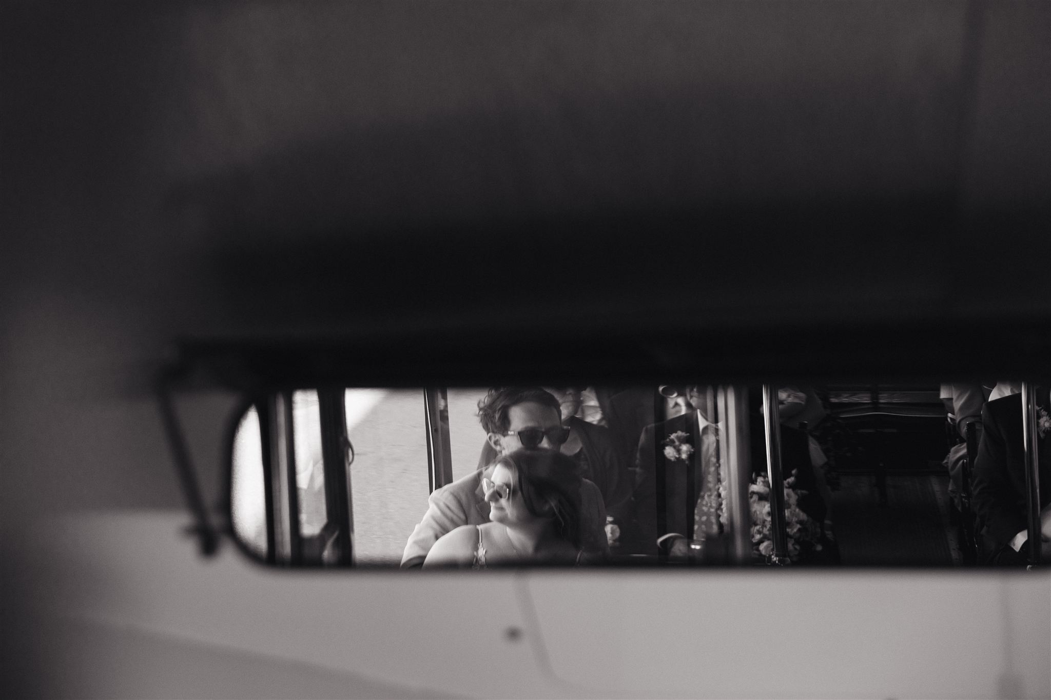 documentary style bride and groom photo from a stunning Portland, Maine wedding day