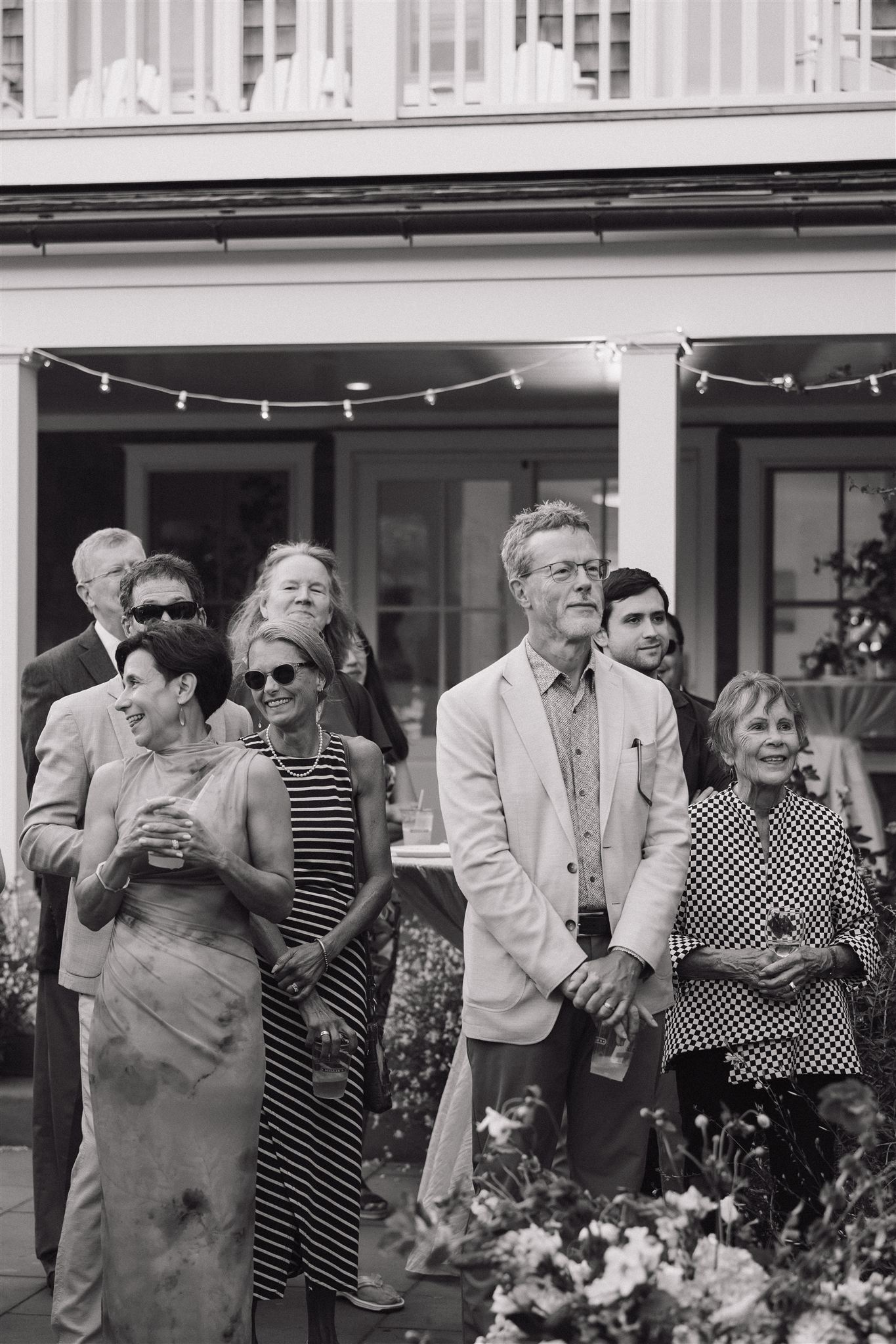 guests celebrate during the beautiful wedding ceremony