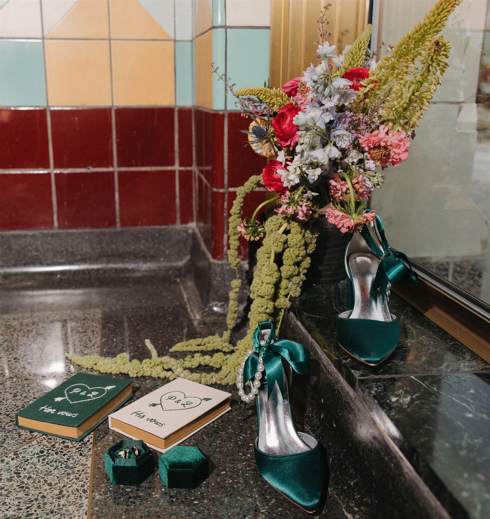 unique wedding bouquet with flowers hand picked to be flown in from Mexico, unique bouquets are a great way to make your elopement day special