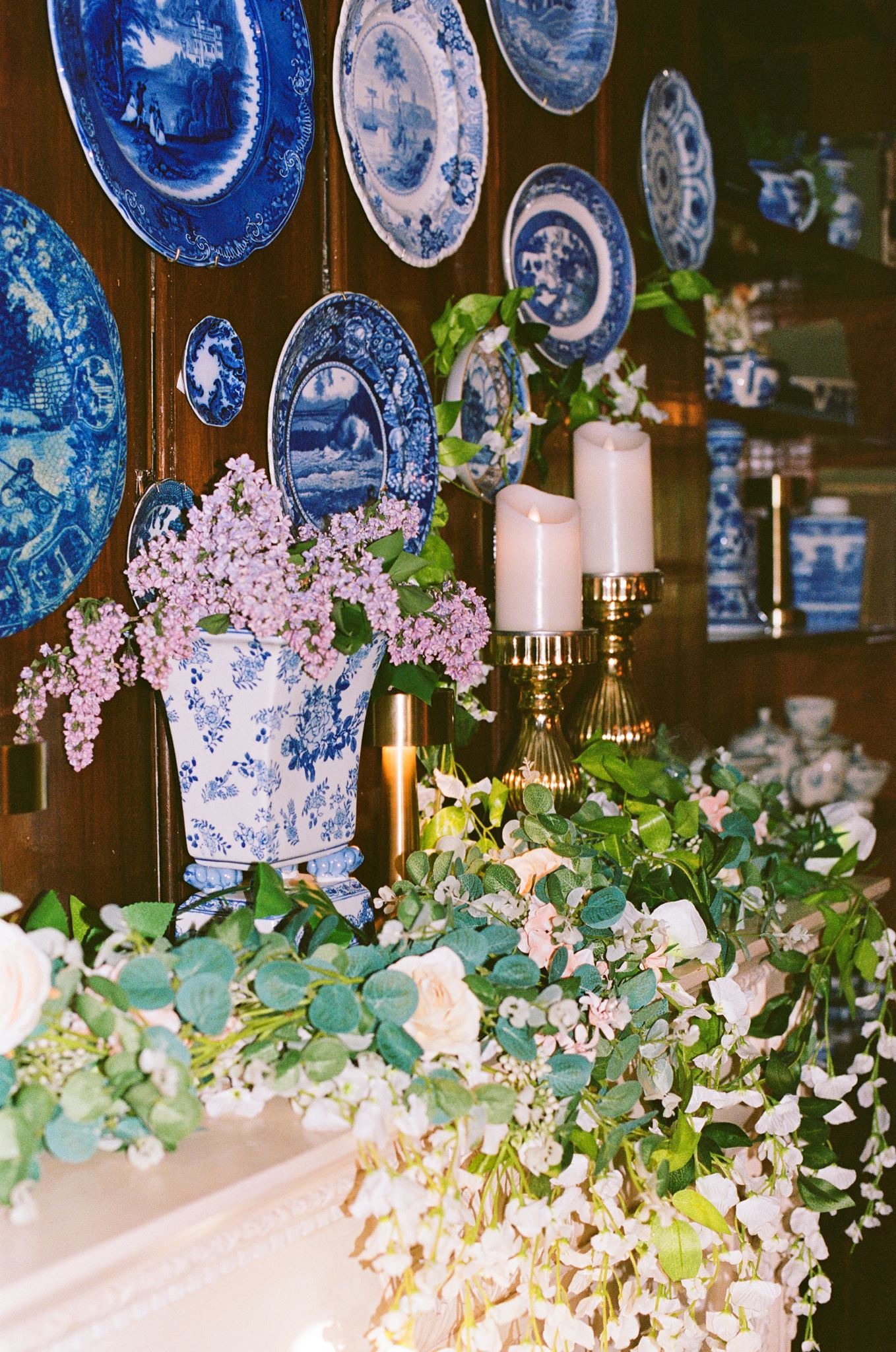 nostalgic wedding reception venue is perfect vibe for a cozy intimate wedding reception